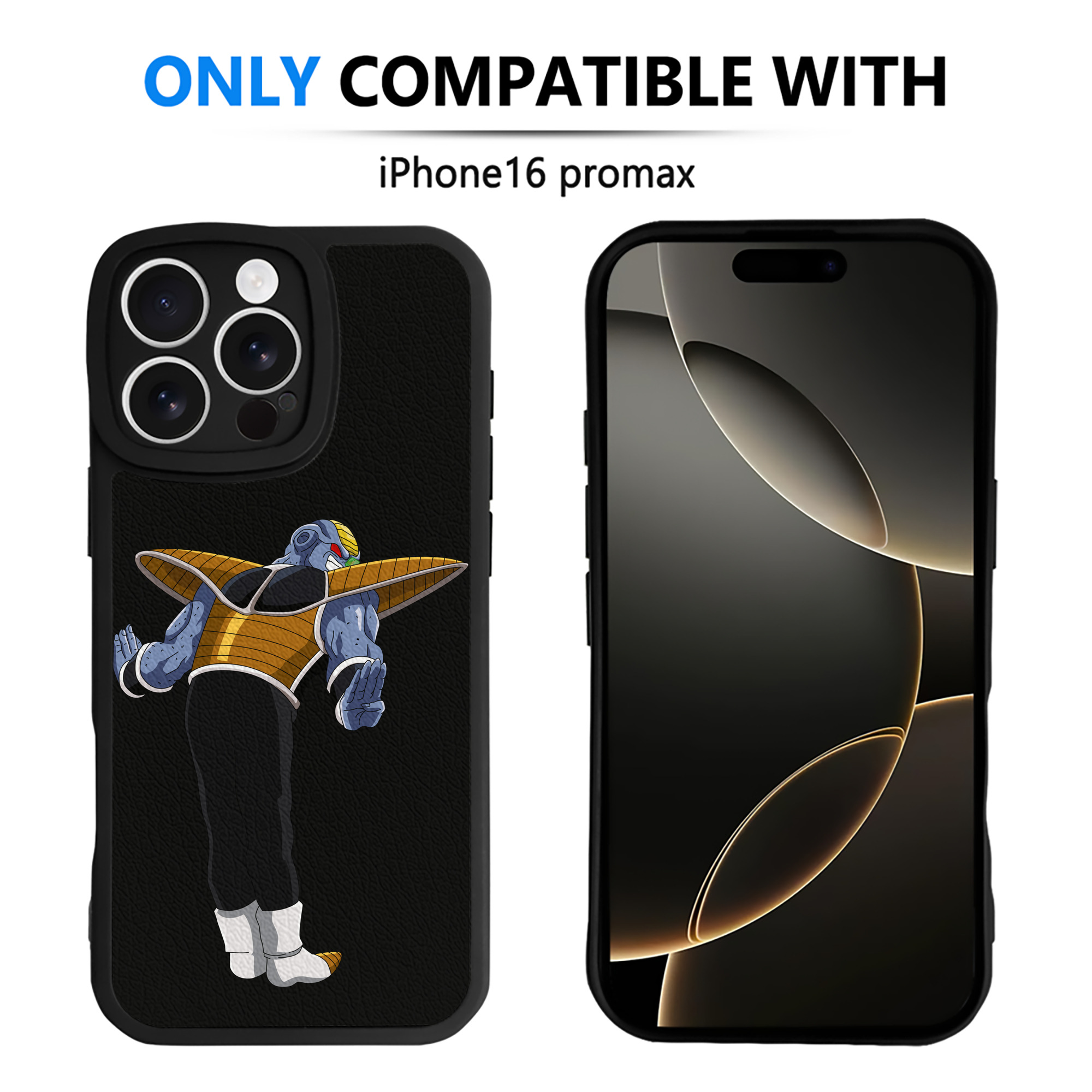（画像用） ドラゴンボール DRAGON BALL 【iPhone 16シリーズ対応】シリコンスマホケース（レザー調） 材質：シリコン